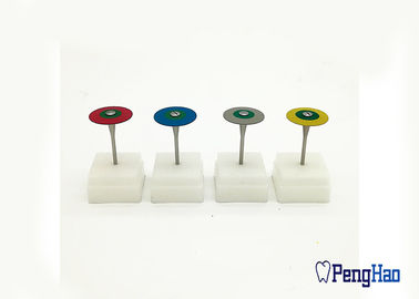 As ferramentas de lustro dentais do diamante de borracha gêmeo das cores para a zircônia/porcelana funcionam a parte