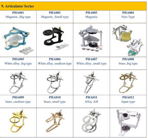 Do metal dental do Articulator da elevada precisão tipo de equipamento branco material do laboratório da cor