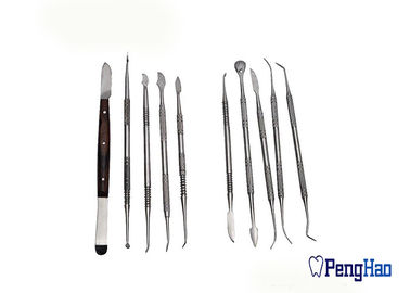 cera dental de aço inoxidável do laboratório 10pcs/Set que cinzela jogos do instrumento das ferramentas