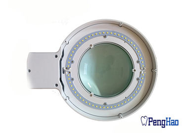 Lâmpada portátil flexível da lupa do banco do Luminaire de 3 Diopter com base tornada mais pesada