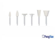 4 - ferramentas abrasivas dentais do diâmetro de 13mm, borracha de silicone eficiente que lustra Burs