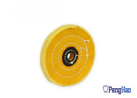 Tipo amarelo desgaste de pano da roda lustrando - uso de lustro dental resistente