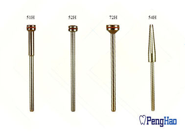 Mandrels de aço inoxidável dentais retos de HP dos pinos de passador para separar o disco