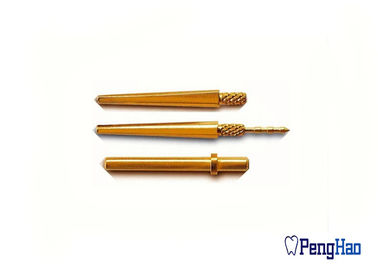 pinos dentais da impressão do laboratório de 22*1.95mm/de 20*1.95mm/pinos de passador de bronze dentais