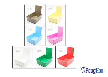 O trabalho dental portátil durável do material plástico da unidade filtra a caixa para modelos dos dentes
