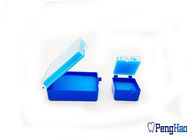 Caixa plástica quadrada do dente, produtos dentais do laboratório com esponja/caixa dental do retentor