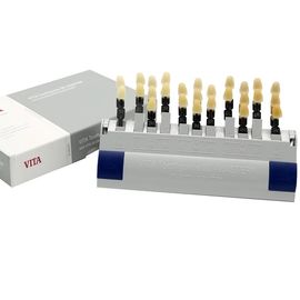Uma cor dental de 29 do guia dental da máscara dos dentes da resina das ferramentas 3 D do laboratório das cores dentes compara