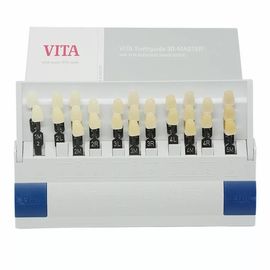 Uma cor dental de 29 do guia dental da máscara dos dentes da resina das ferramentas 3 D do laboratório das cores dentes compara
